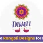 Simple Rangoli for Diwali